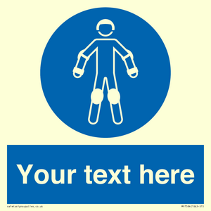 Custom protective roller sport equipment must be worn